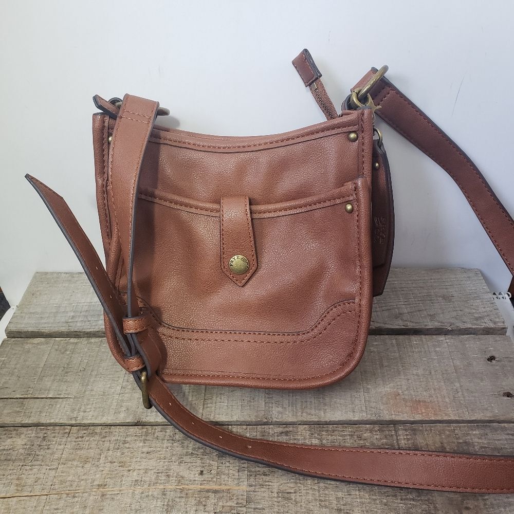 FRYE AND CO Faux Leather Mini Crossbody Bag